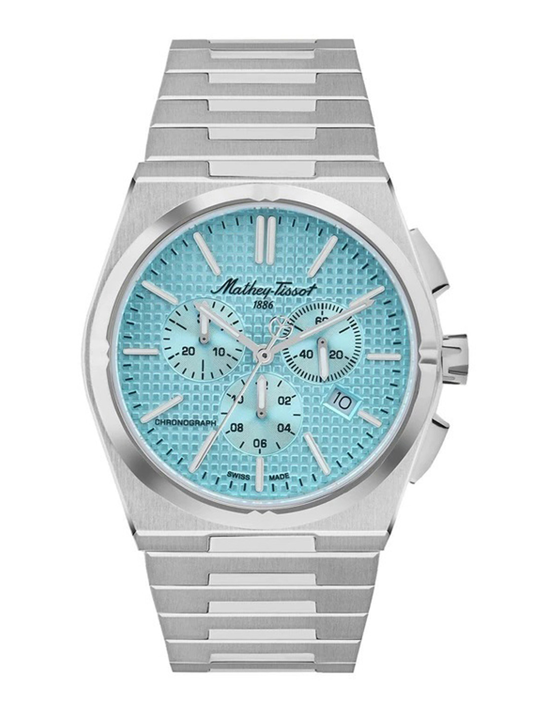 Mathey-Tissot Men Swiss Made Stainless Steel Chronograph Watch H117CHSK