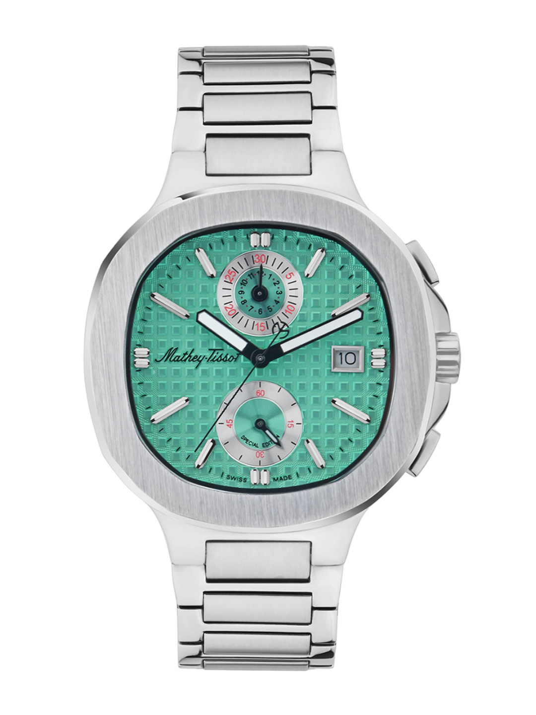 Mathey-Tissot Swiss Made Men Stainless Steel Straps Analogue Watch H152CHATIF