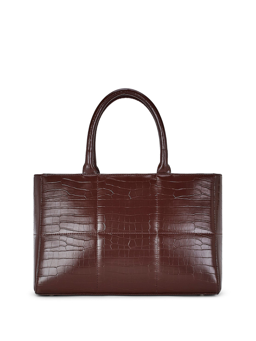 United Colors of Benetton PU Structured Handheld Bag