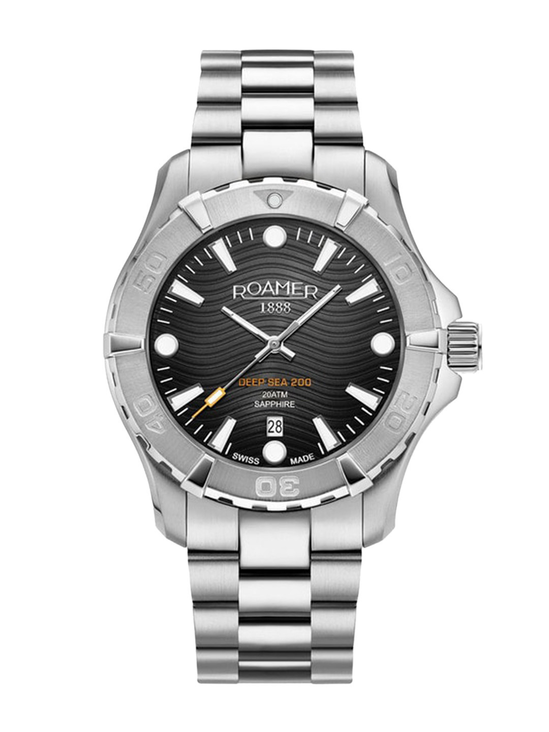 ROAMER Men Stainless Steel Bracelet Style Straps Analogue Watch 860833 41 55 70