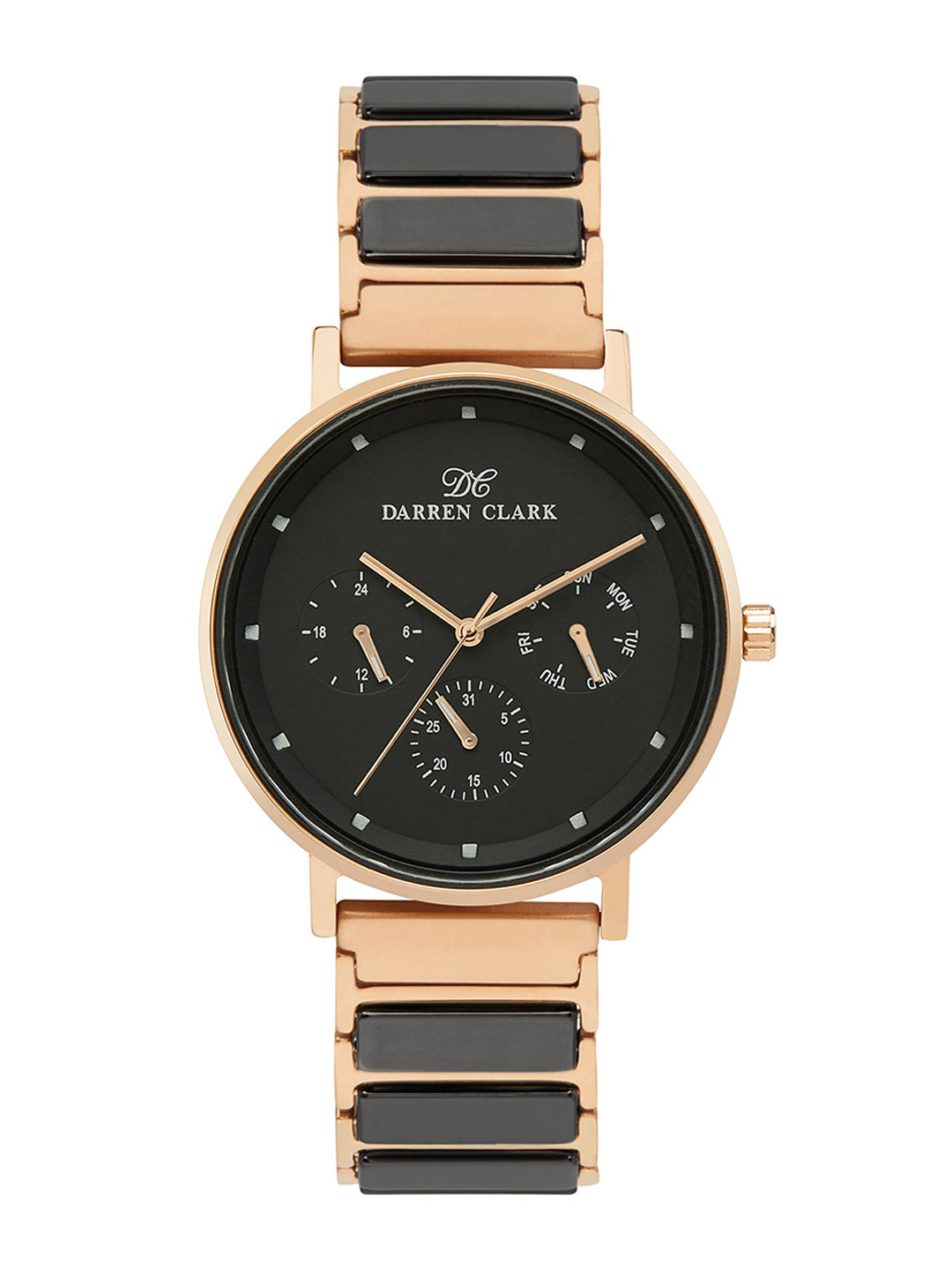 DARREN CLARK Men Printed Dial Bracelet Style Analogue Watch 1006F-C0304