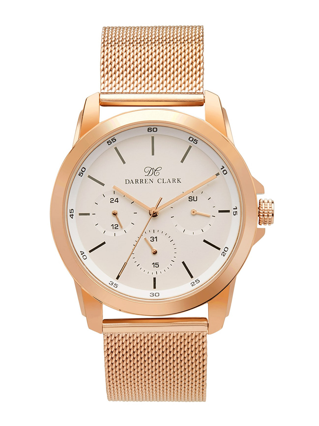 DARREN CLARK Men Bracelet Style Straps Analogue Watch 1007C-E0302