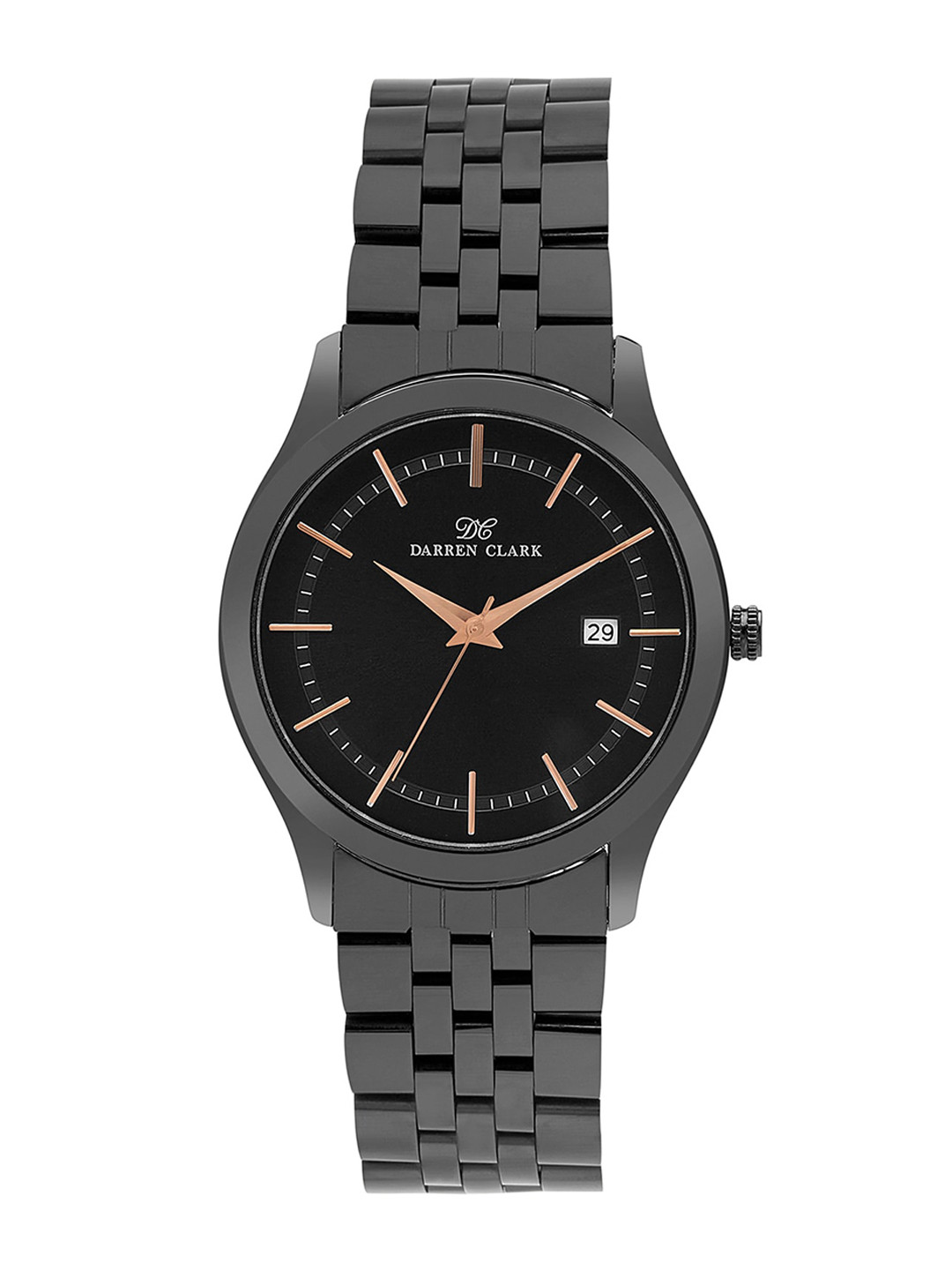 DARREN CLARK Men Bracelet Style Straps Analogue 1003F-M0404