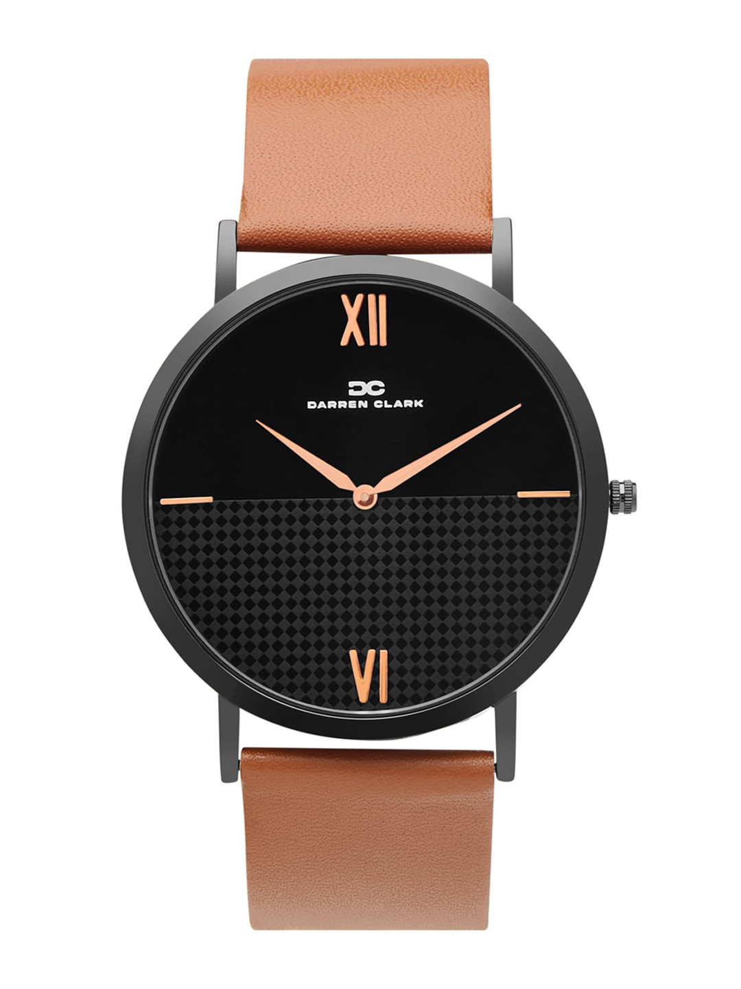 DARREN CLARK Men Leather Straps Analogue 1005R-L0404