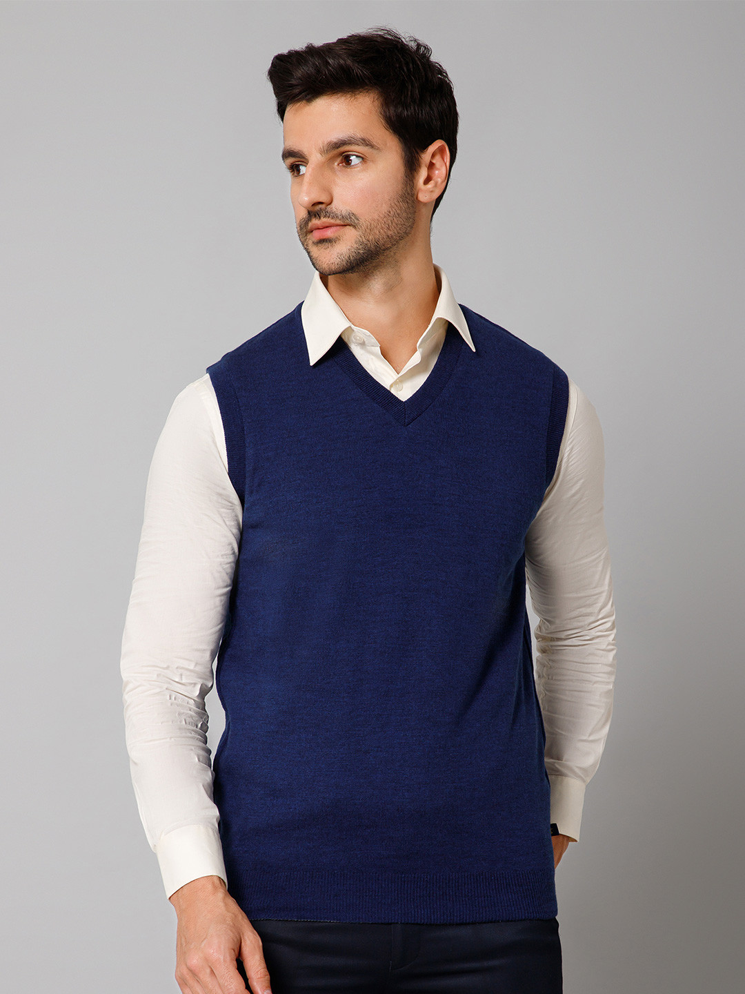 Cantabil Reversible Knitted Pullover Sweater Vest