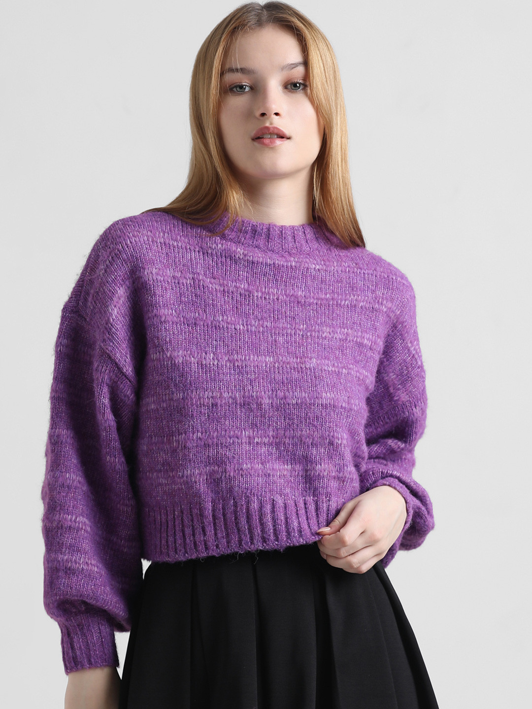 ONLY Cable Knit Crop Pullover