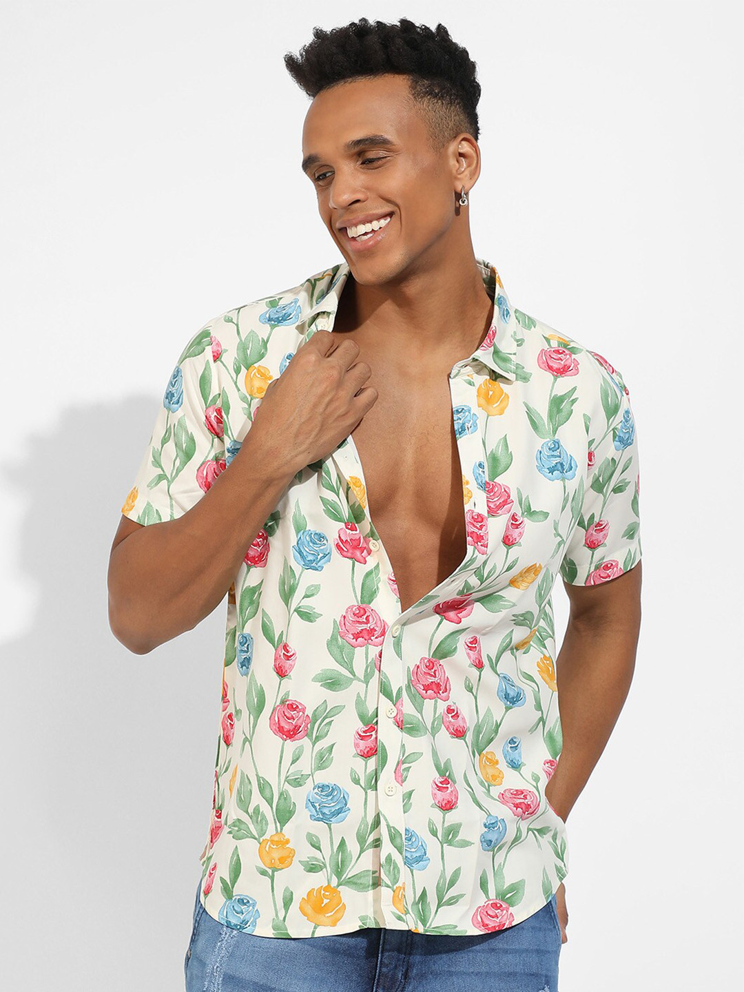 CAHOOT Classic Floral Printed Casual Shirt