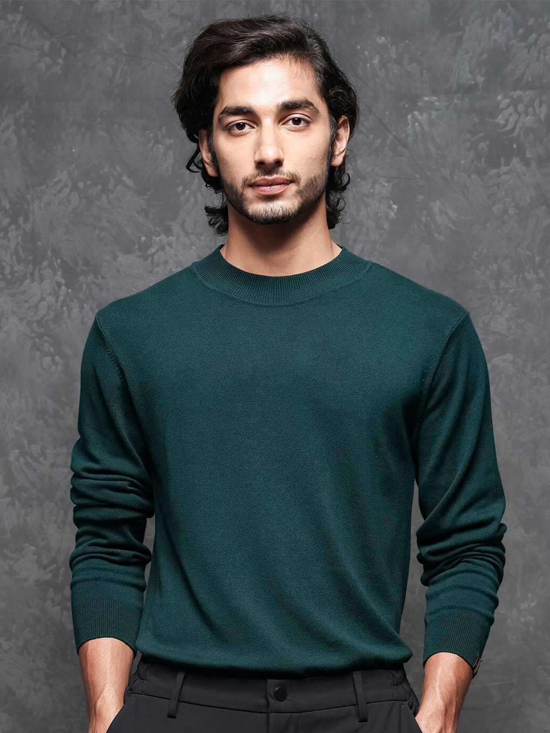 RARE RABBIT Men Alfo 1 High Neck Sweater