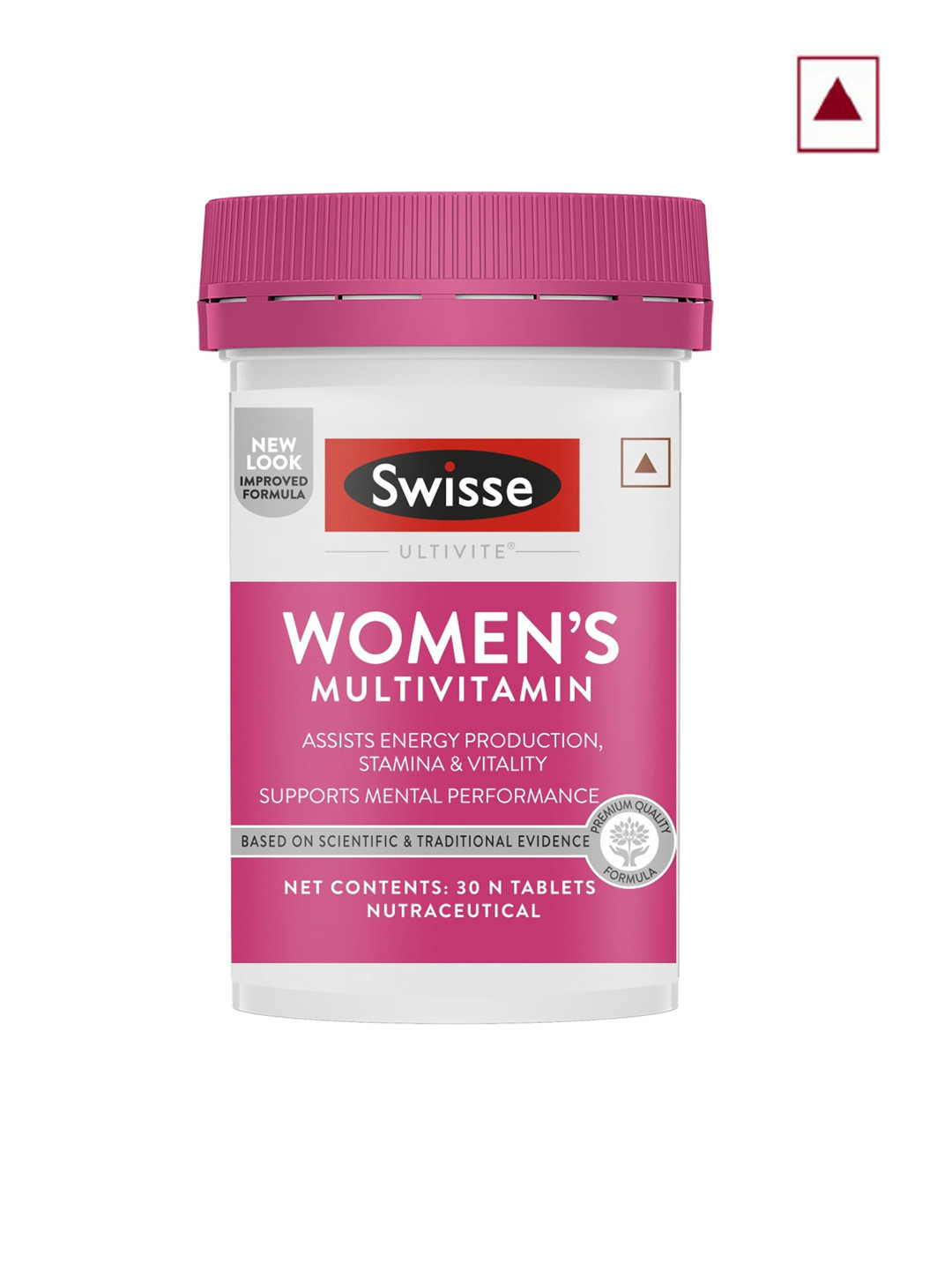 Swisse Women Multivitamin Supplement for Energy-Stamina & Mental Health - 30 Tablets