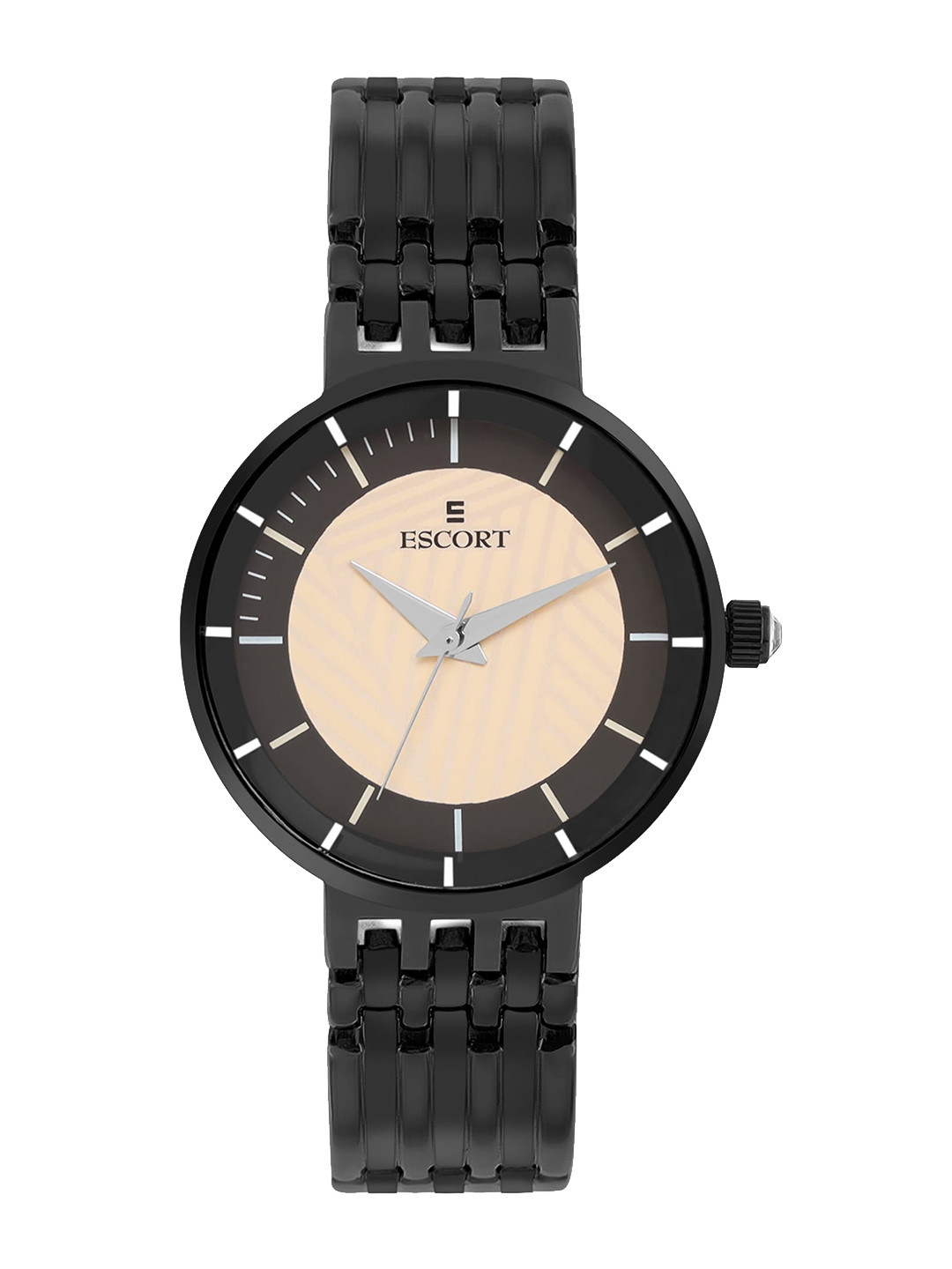 Escort Women Textured Straps Analogue Watch-E19007089BM11