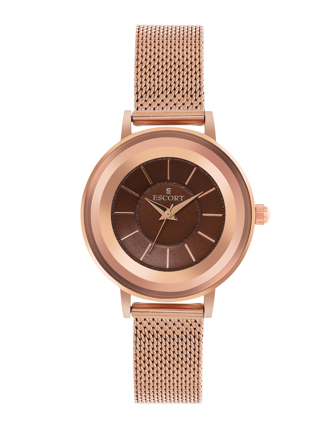 Escort Women Dial & Bracelet Style Straps Analogue Watch E19507401RGM9