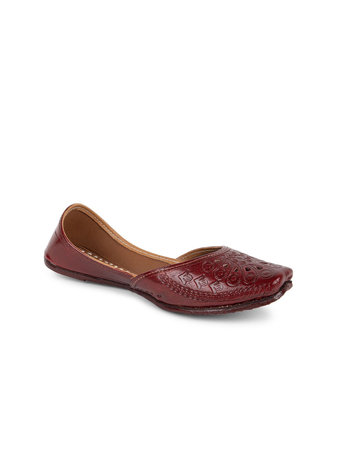 Ta Chic Textured Laser Cuts Leather Mojaris