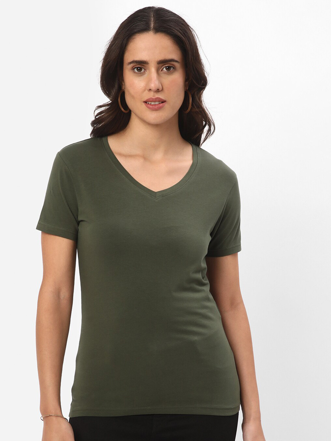 R&B V-Neck Cotton T-shirt