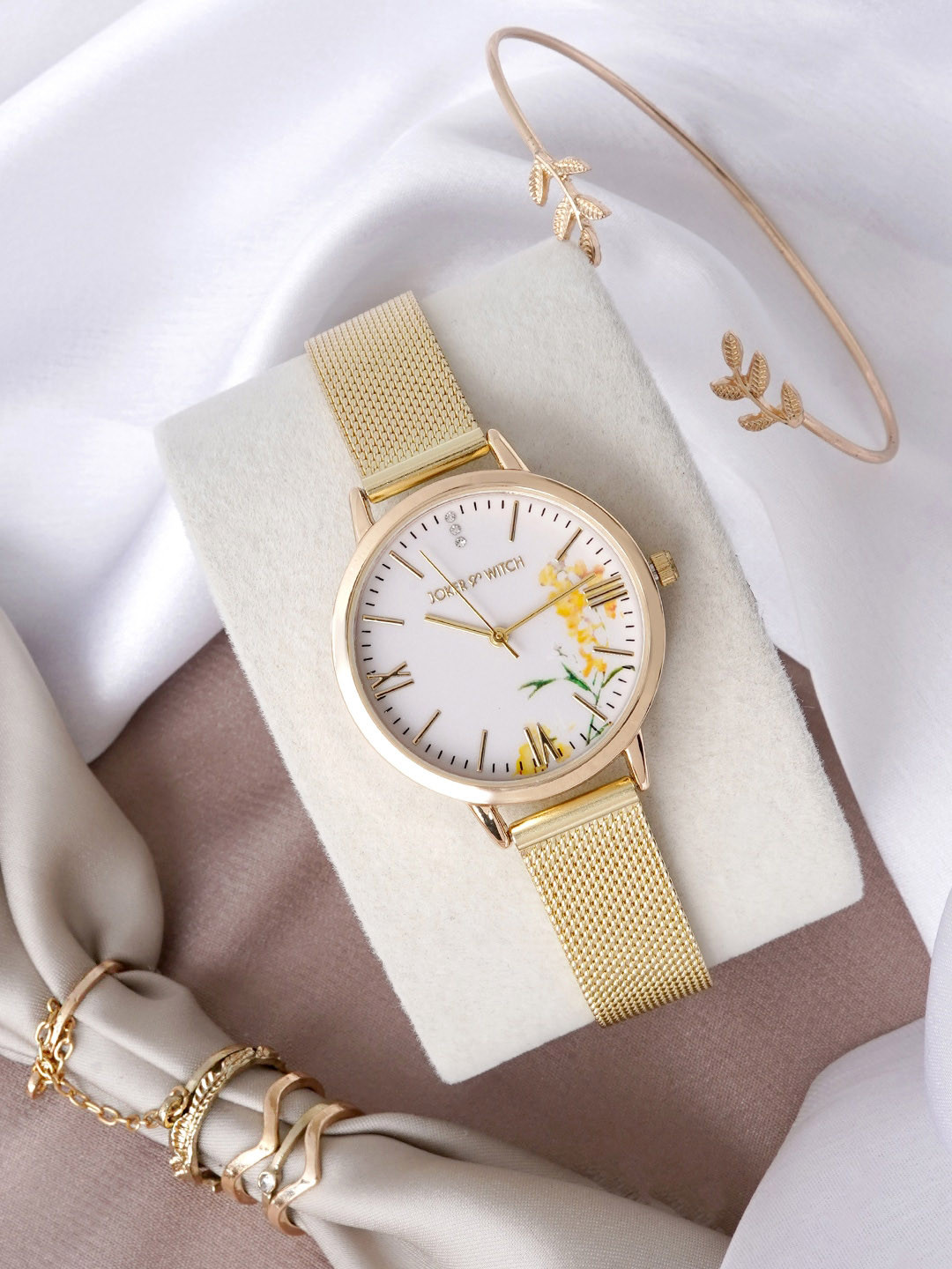 JOKER & WITCH Women Andres Love Triangle Watch Gift Set  JWLT834