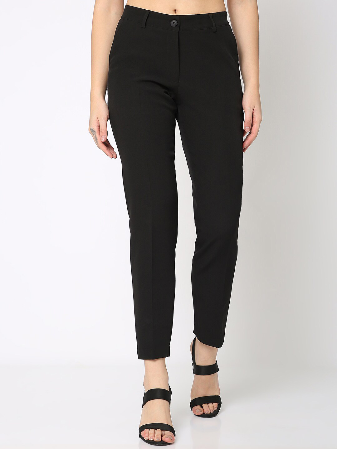 NOT SO PINK Women Slim Fit Comfort Formal Trousers