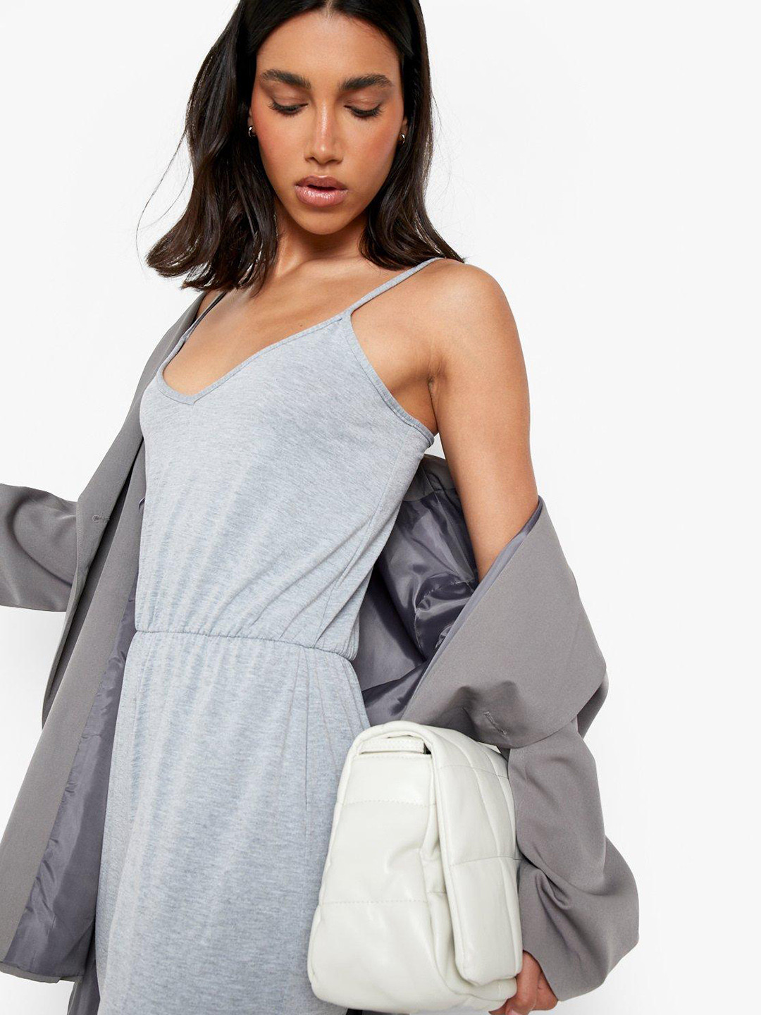 Boohoo Shoulder Straps Cami Jumpsuit