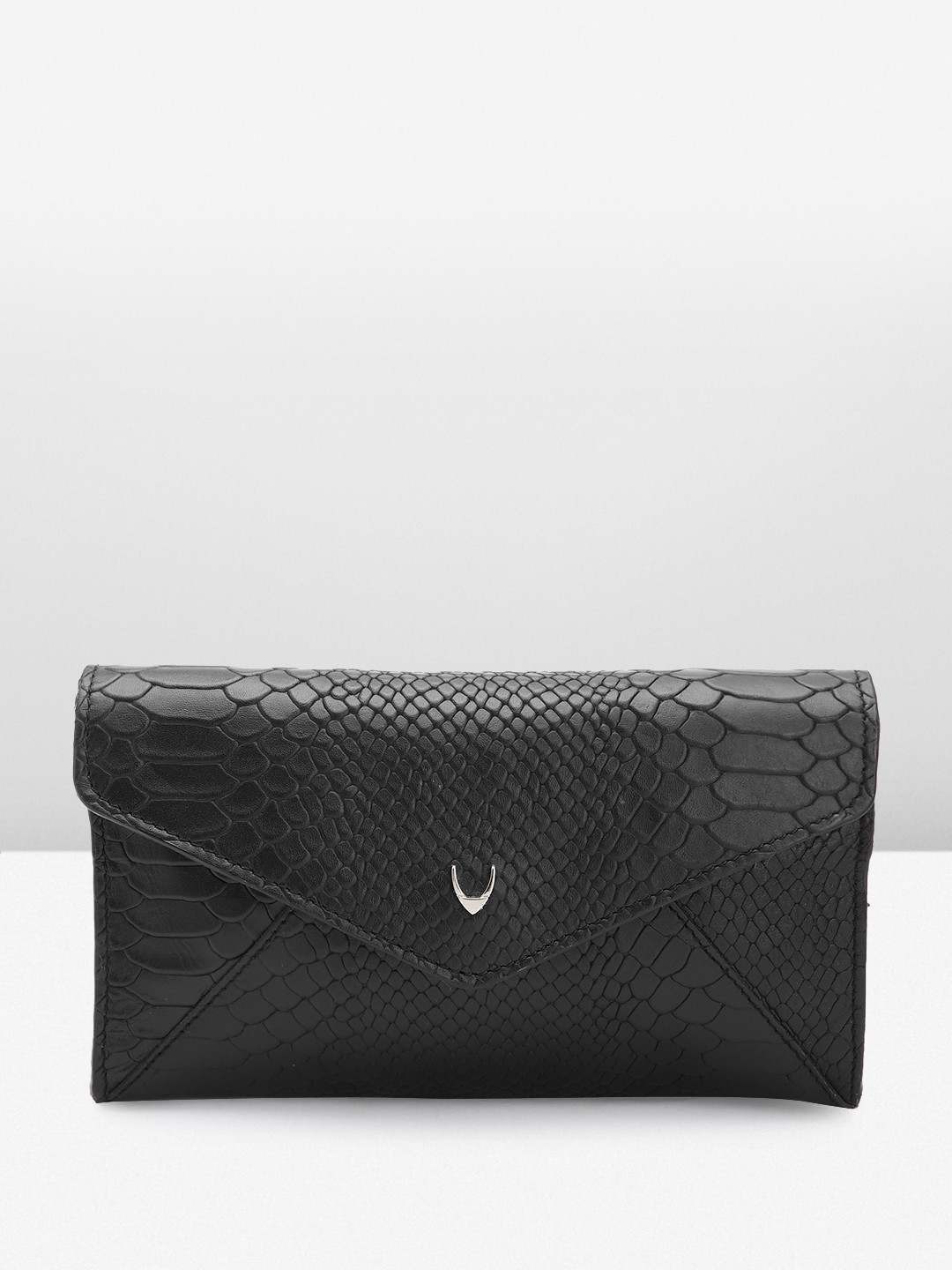 Hidesign Women Snake Skin Textured Leather Waist Pouch