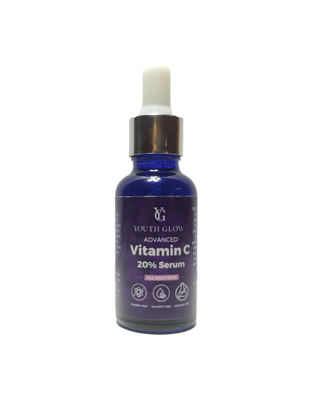 Queue Paraben Free Youth Glow Advanced Vitamin C Serum - 30ml