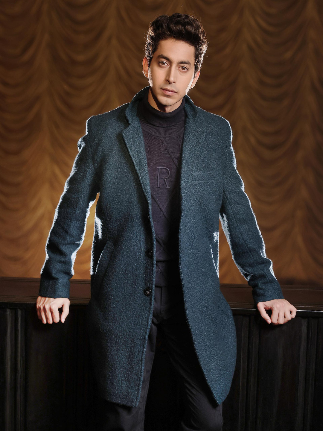 RARE RABBIT Men Hong Tailored Fit Single Breasted Jacket