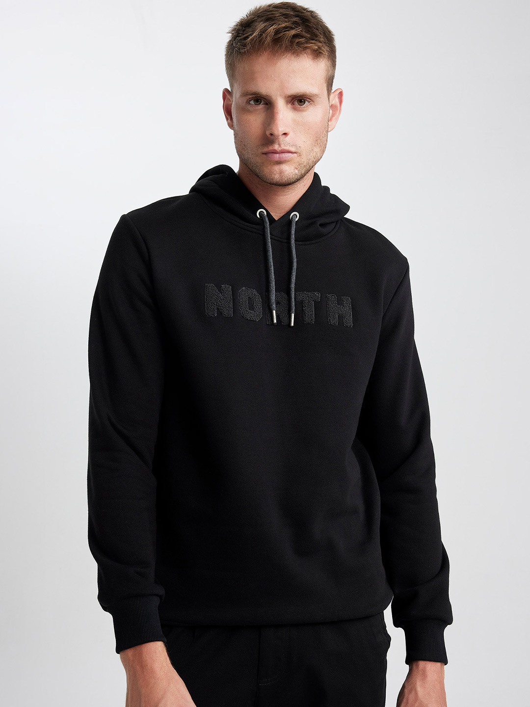 DeFacto Pullover Hooded Sweatshirt