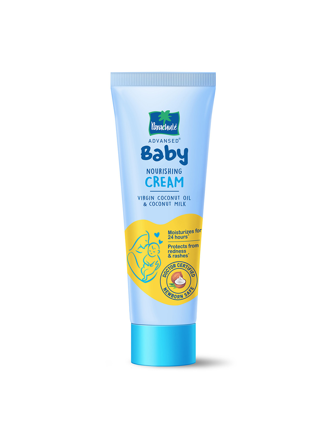 Parachute Advansed Baby Nourishing Cream with Virgin Coconut Oil & Coconut Milk - 100g