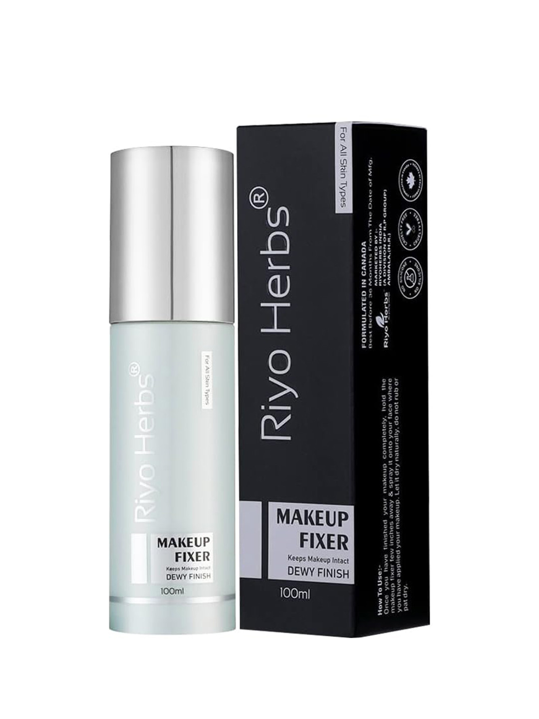 Riyo Herbs Dewy Finish Make Up Fixer with Vitamin E & Tea Tree Oil - 100 ml