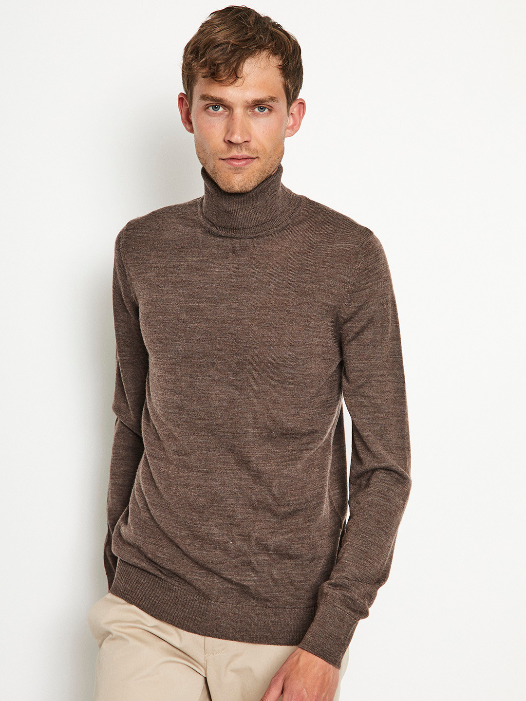 Bruun & Stengade Turtle Neck Wool Acrylic Pullover
