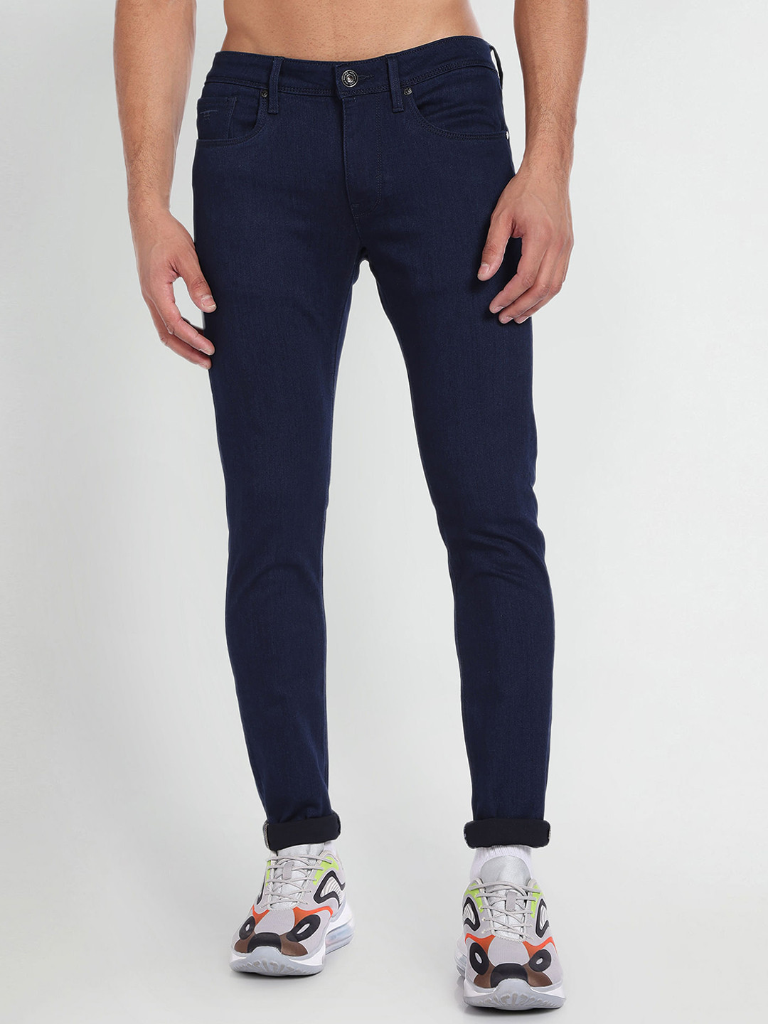 Flying Machine Men Clean Look Low-Rise Super Skinny Fit Stretchable Jeans