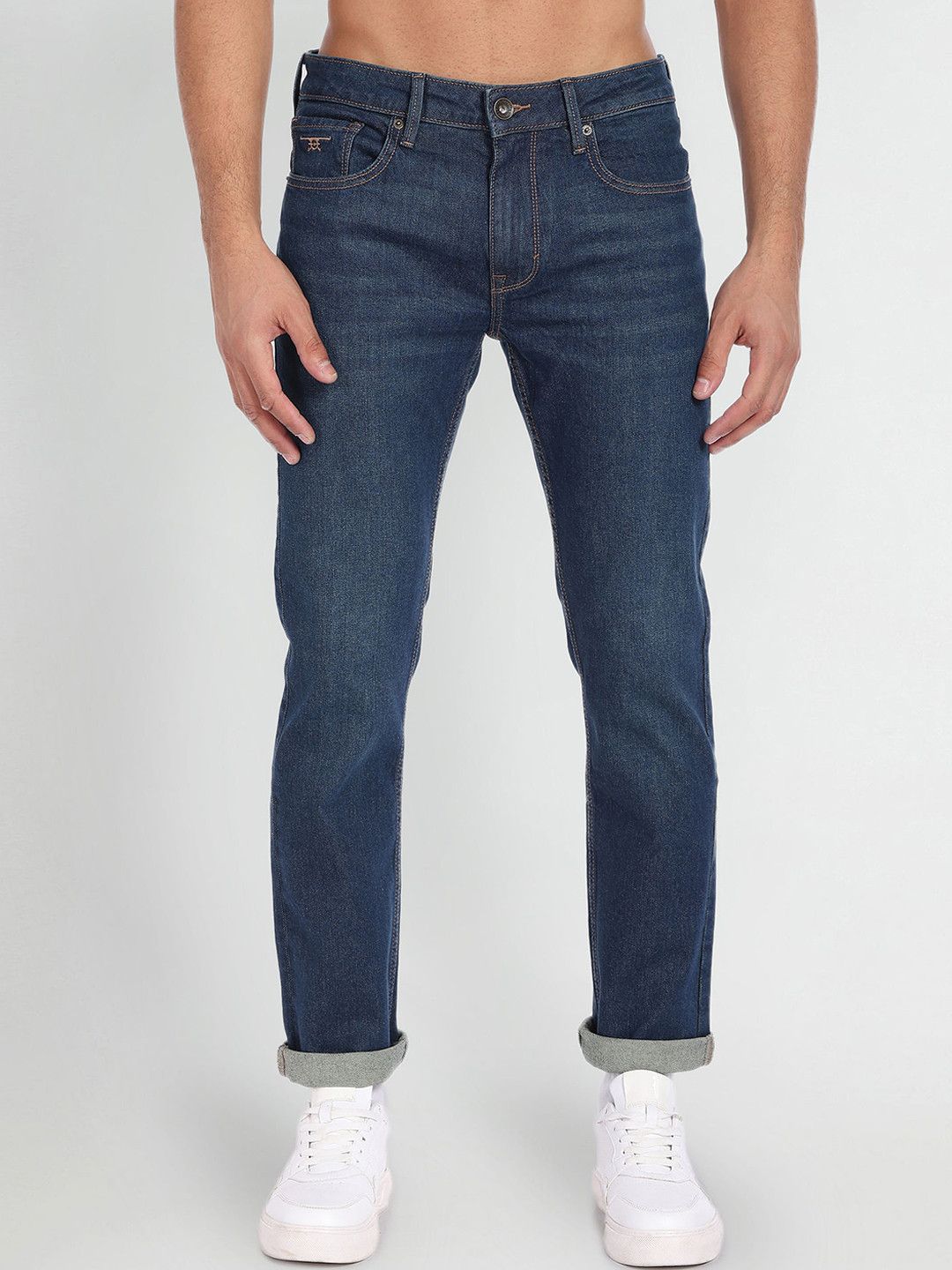 Flying Machine Tapered Fit Light Fade Stretchable Jeans