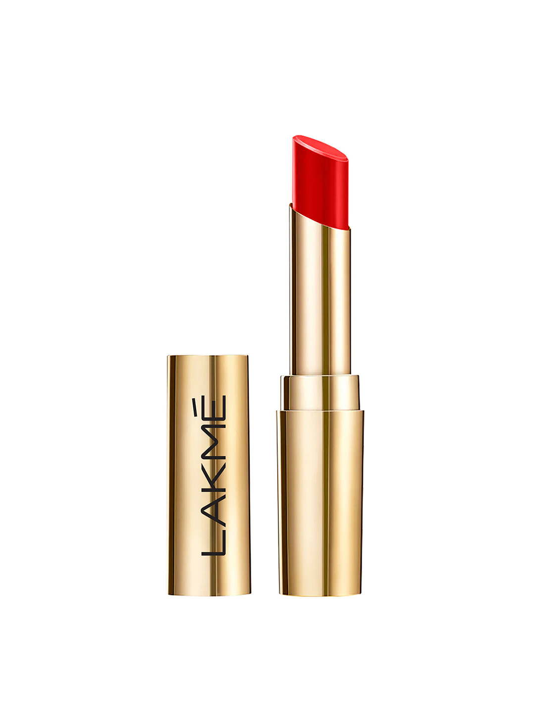 Lakme Glitterati Collection Shine Lipstick Infused With Argan Oil 3.4g - Red Pop