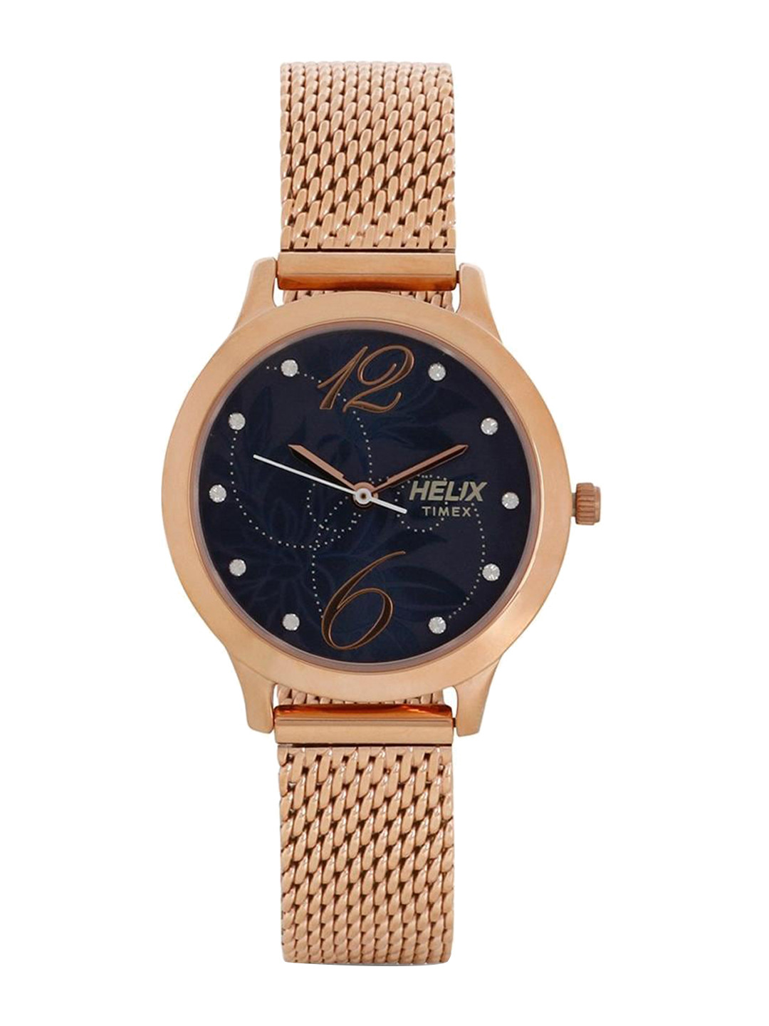 Helix Women Stainless Steel Bracelet Style Straps Analogue Watch TW022HL18