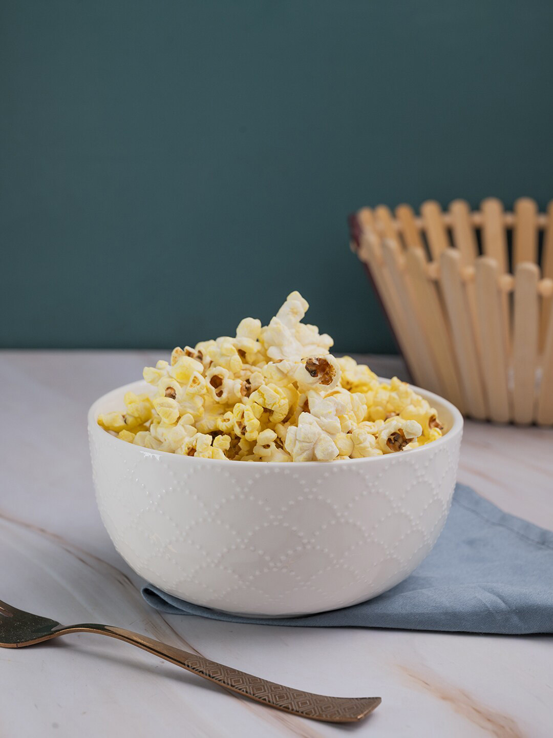 MARKET99 Off White BPA Free Ceramic Bowl 580 ML