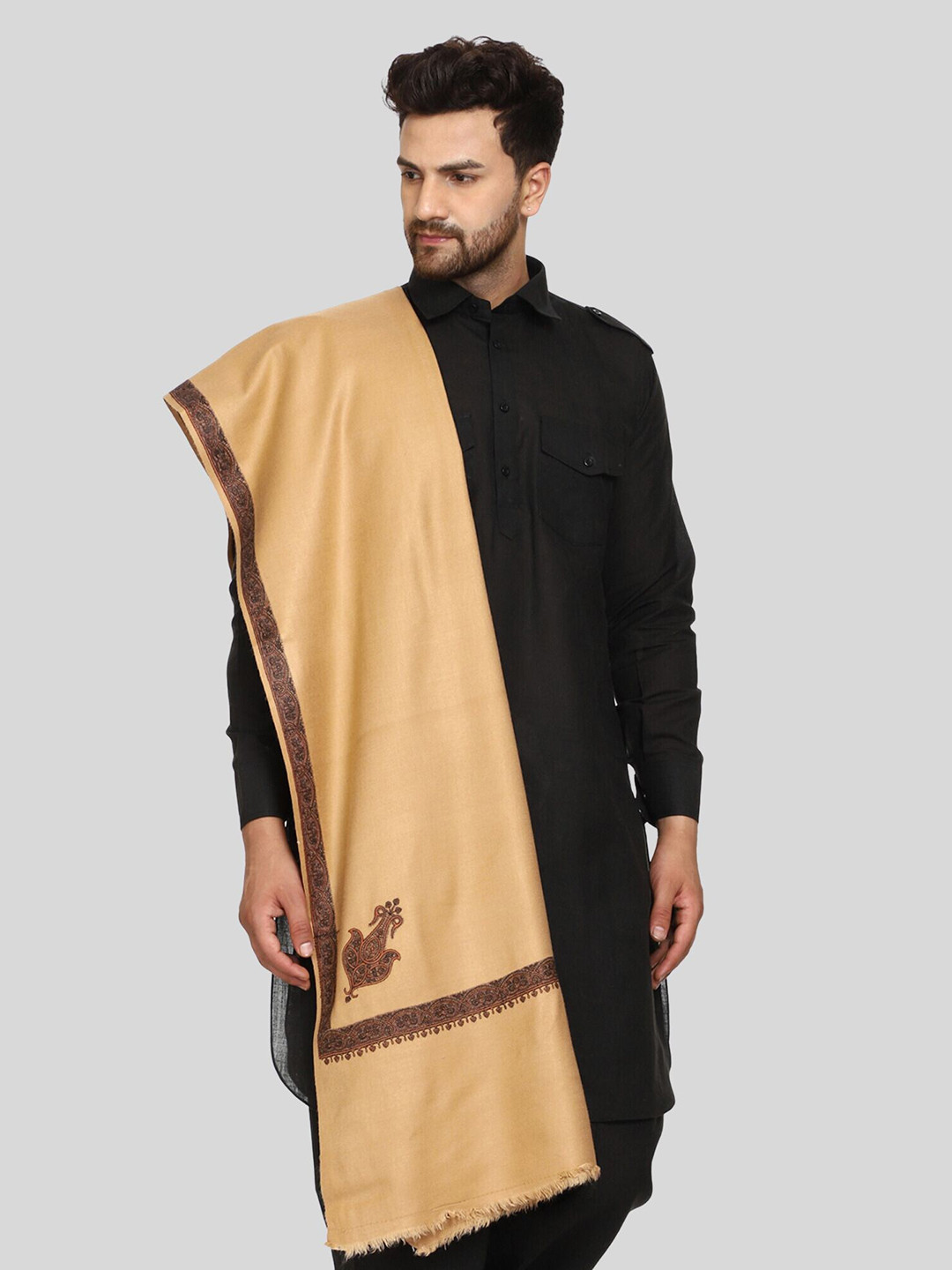 SWI Stylish Kashmiri Embroidered Shawl