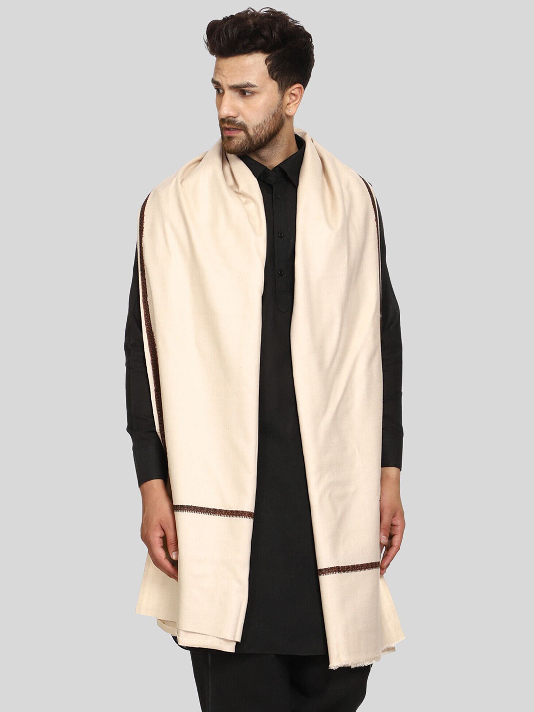 SWI Stylish Embroidered Design Woolen Shawl