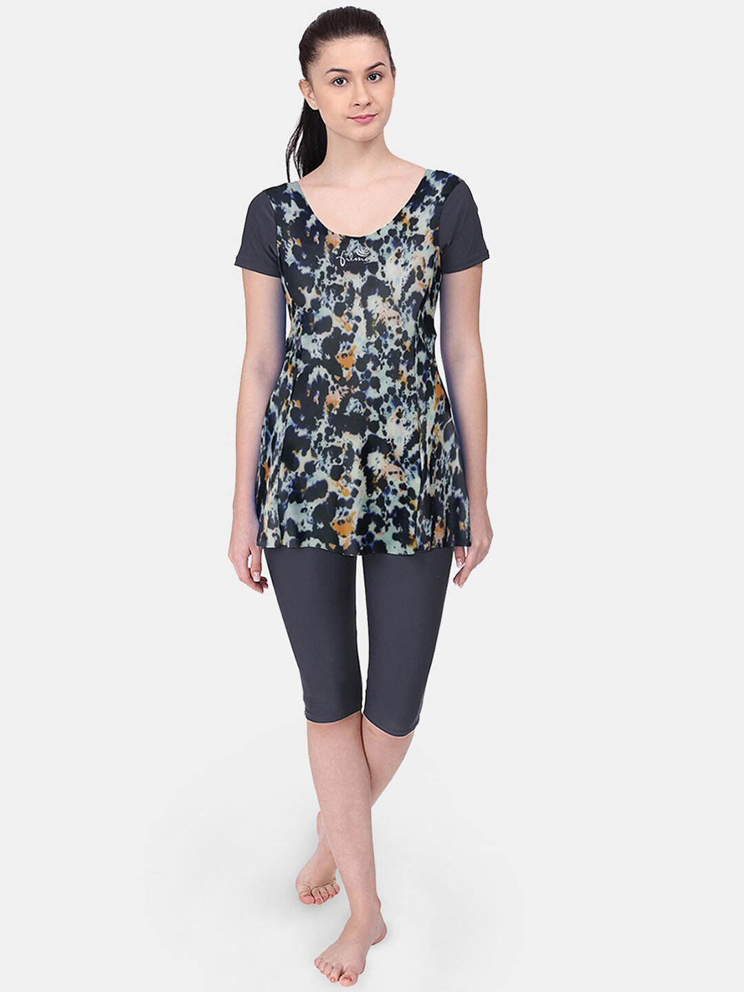 FILMAX ORIGINALS Animal Printed Round Neck Legsuit