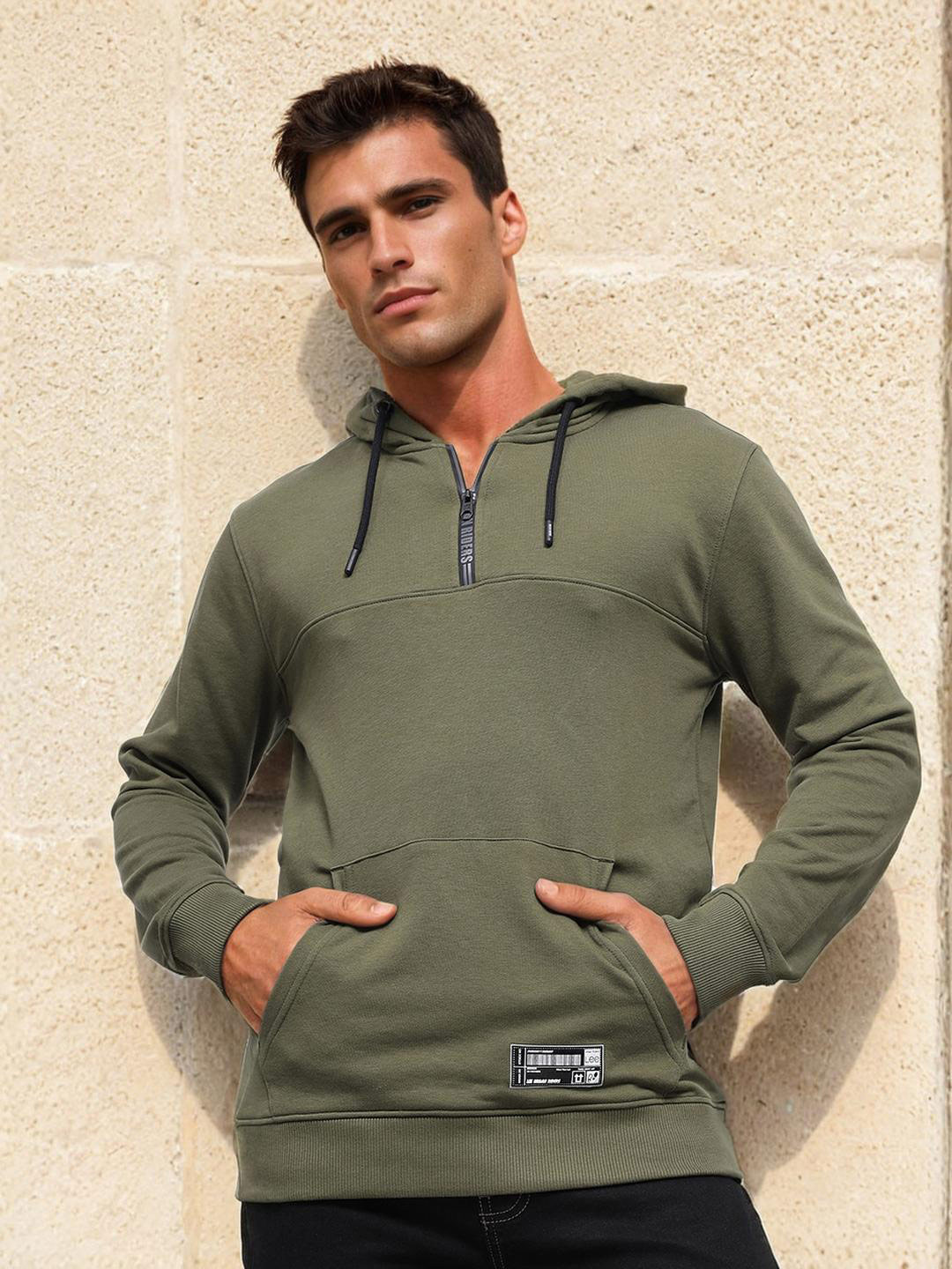 Lee Hooded Cotton Pullover