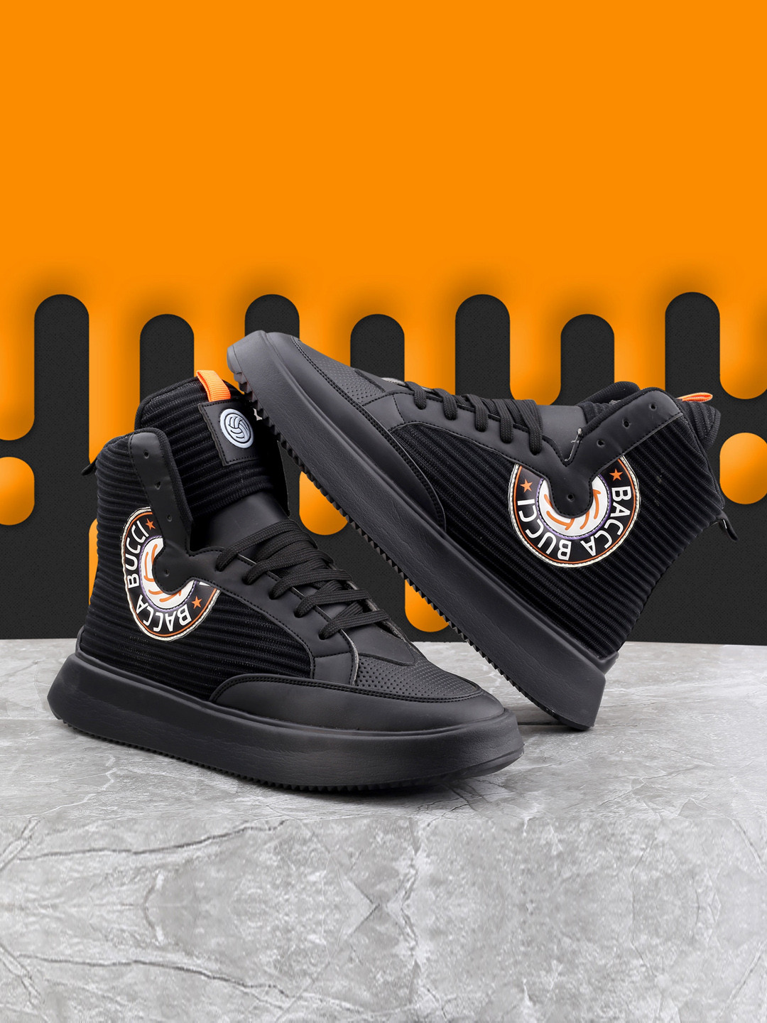 bacca bucci Men STREETHULK  Mid -Top Lightweight Sneakers