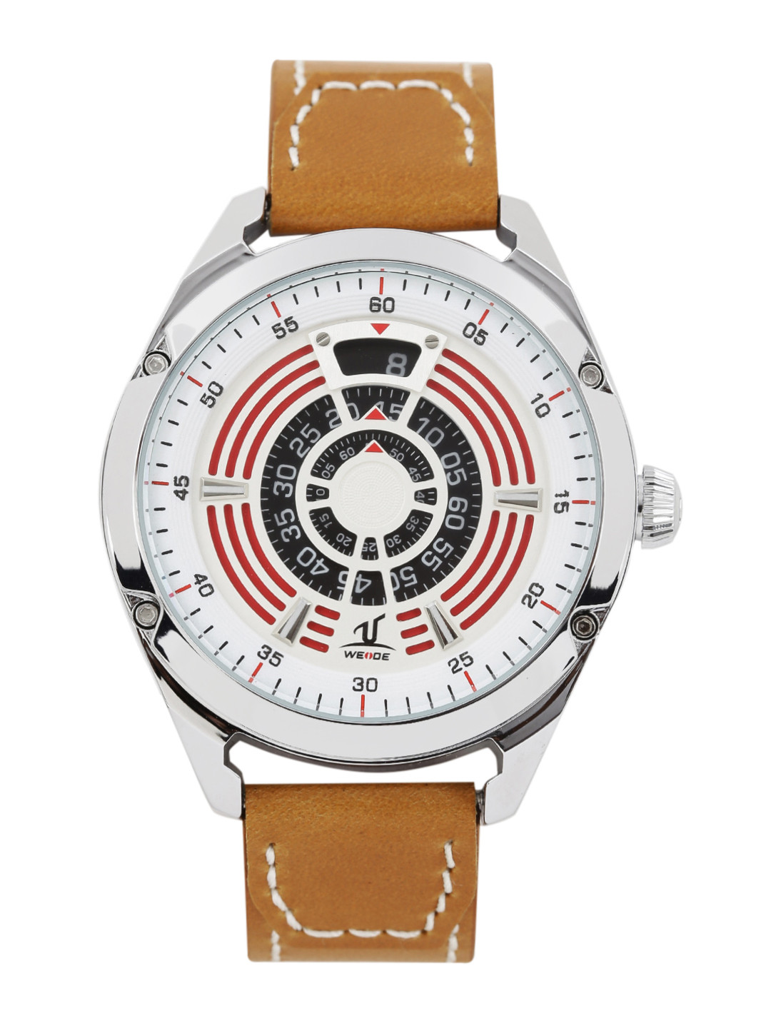 WEIDE Men White Analogue Watch UV1701-2C