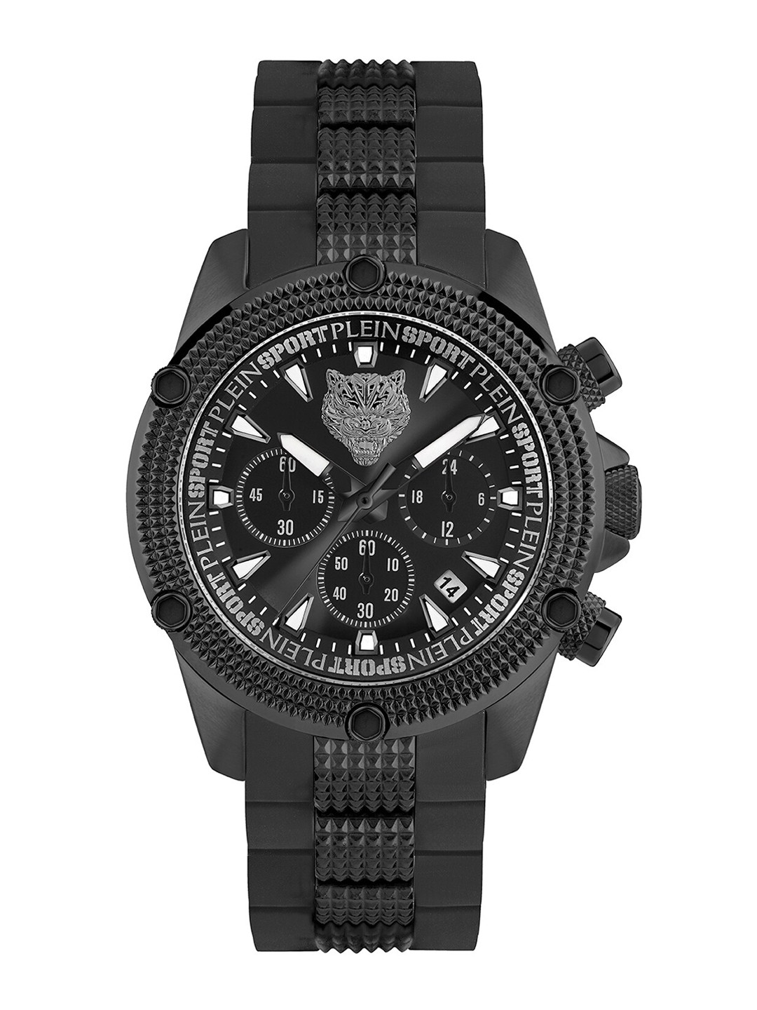 PLEIN SPORT Men Stainless Steel Straps Analogue Multi Function Watch PSDBA1023