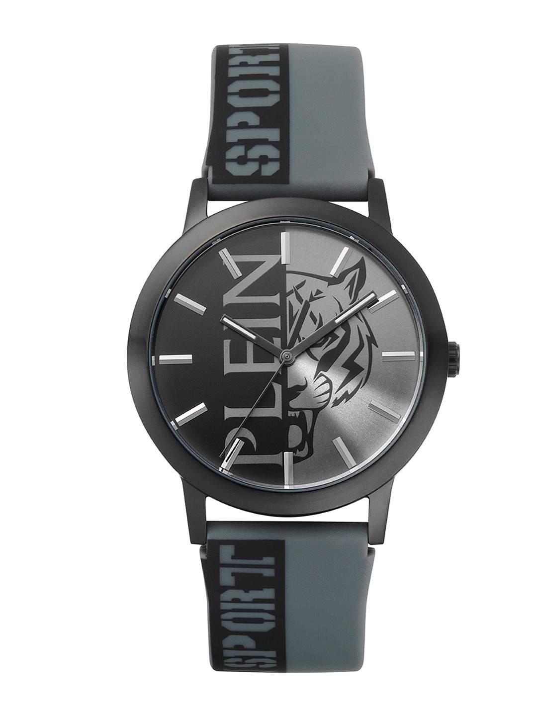 PLEIN SPORT Men Printed Dial & Silicon Straps Analogue Watch PSLBA0323