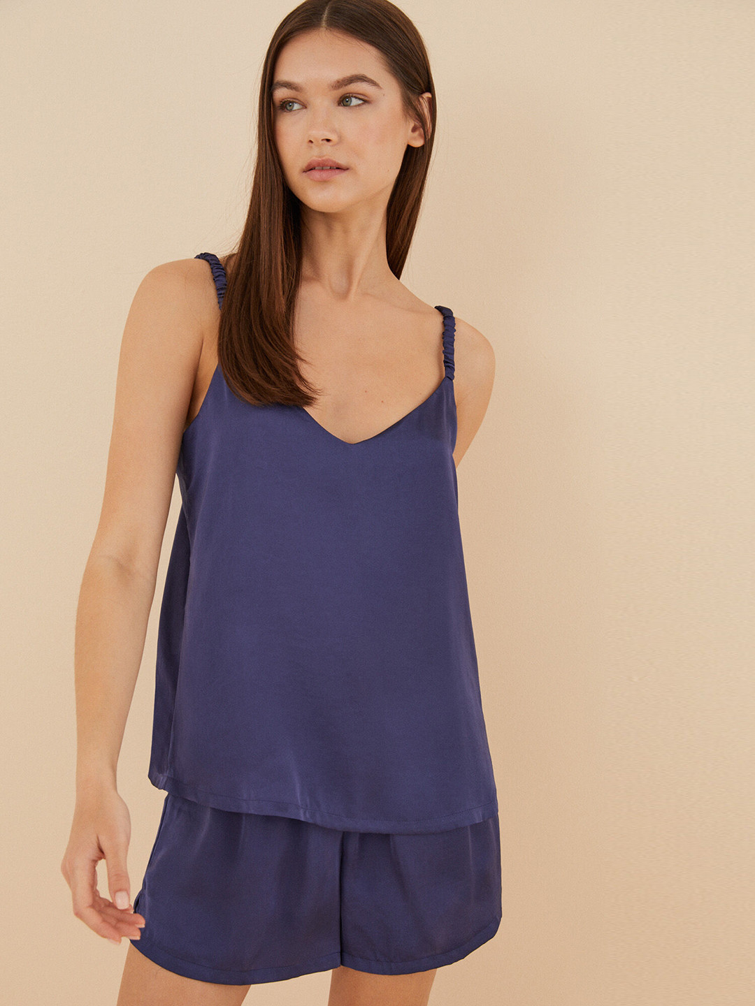 women'secret Women Solid Night suit