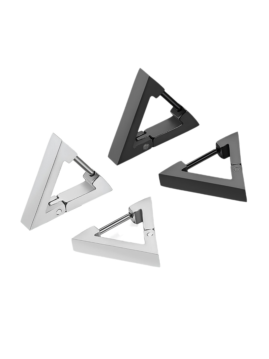 KARISHMA KREATIONS Set Of 2 Triangular Studs