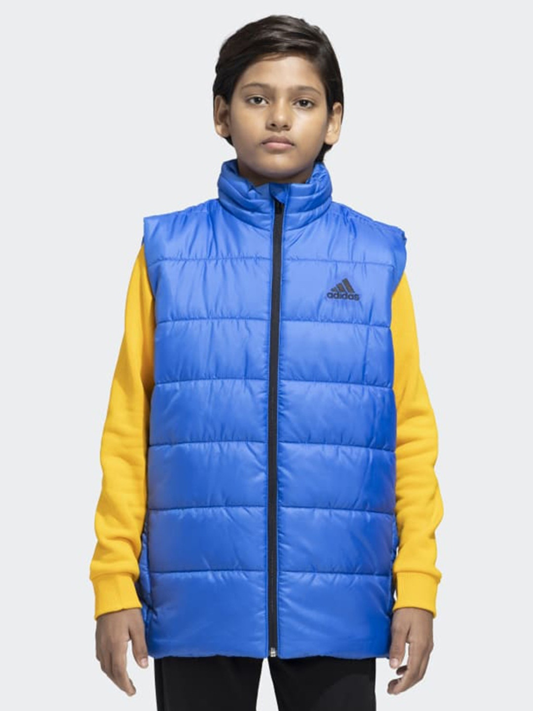 ADIDAS Unisex Kids Stand Collar Padded Gilet
