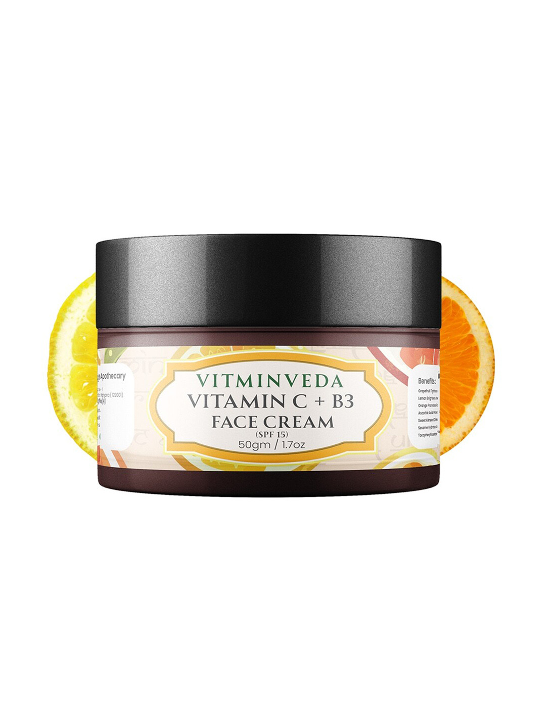 VITMINVEDA Vitamin C + B3 Brightening Face Cream For Glowing Skin - 50g