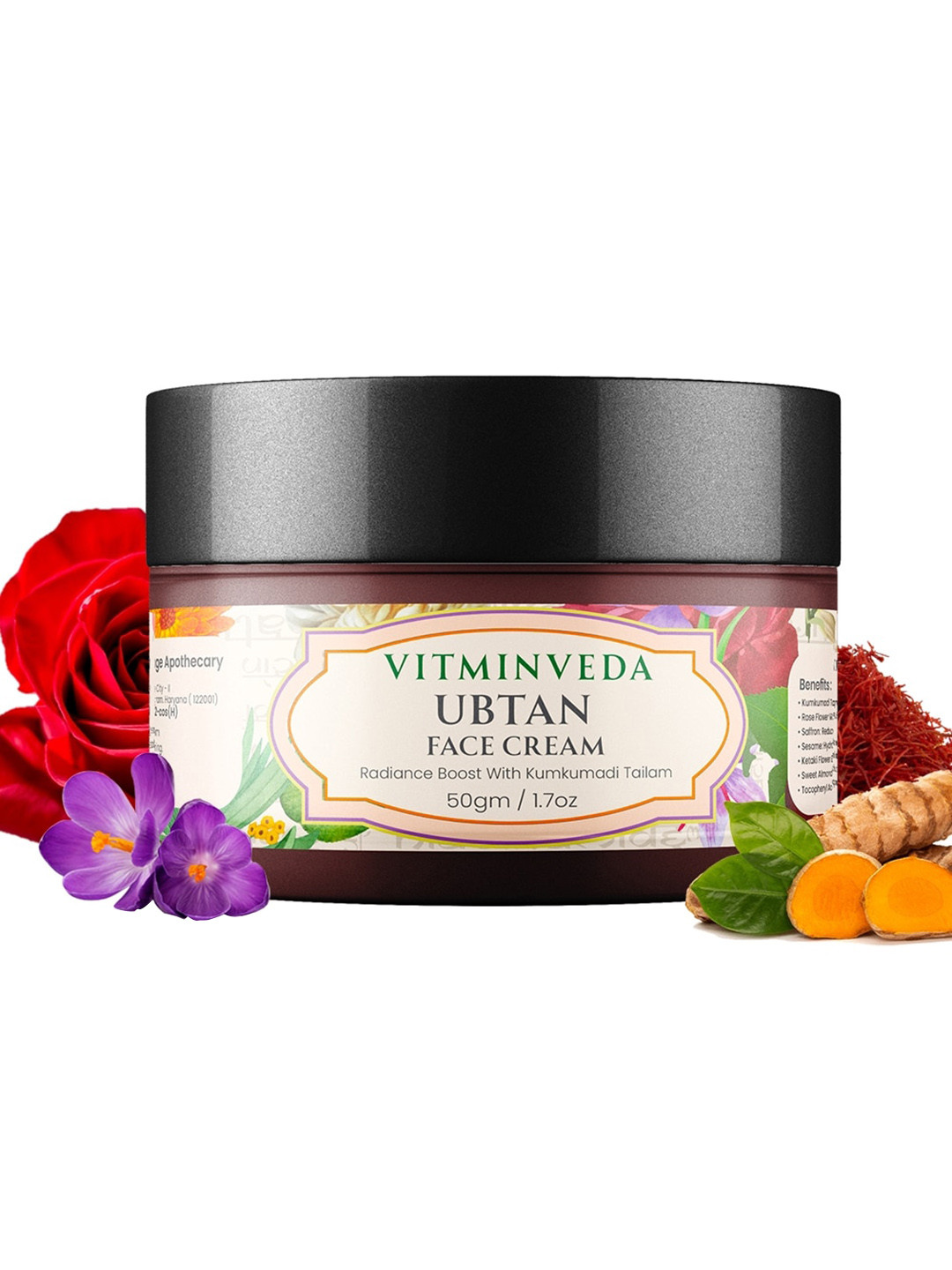 VITMINVEDA Ubtan Face Cream For Hyperpigmentation - 50g