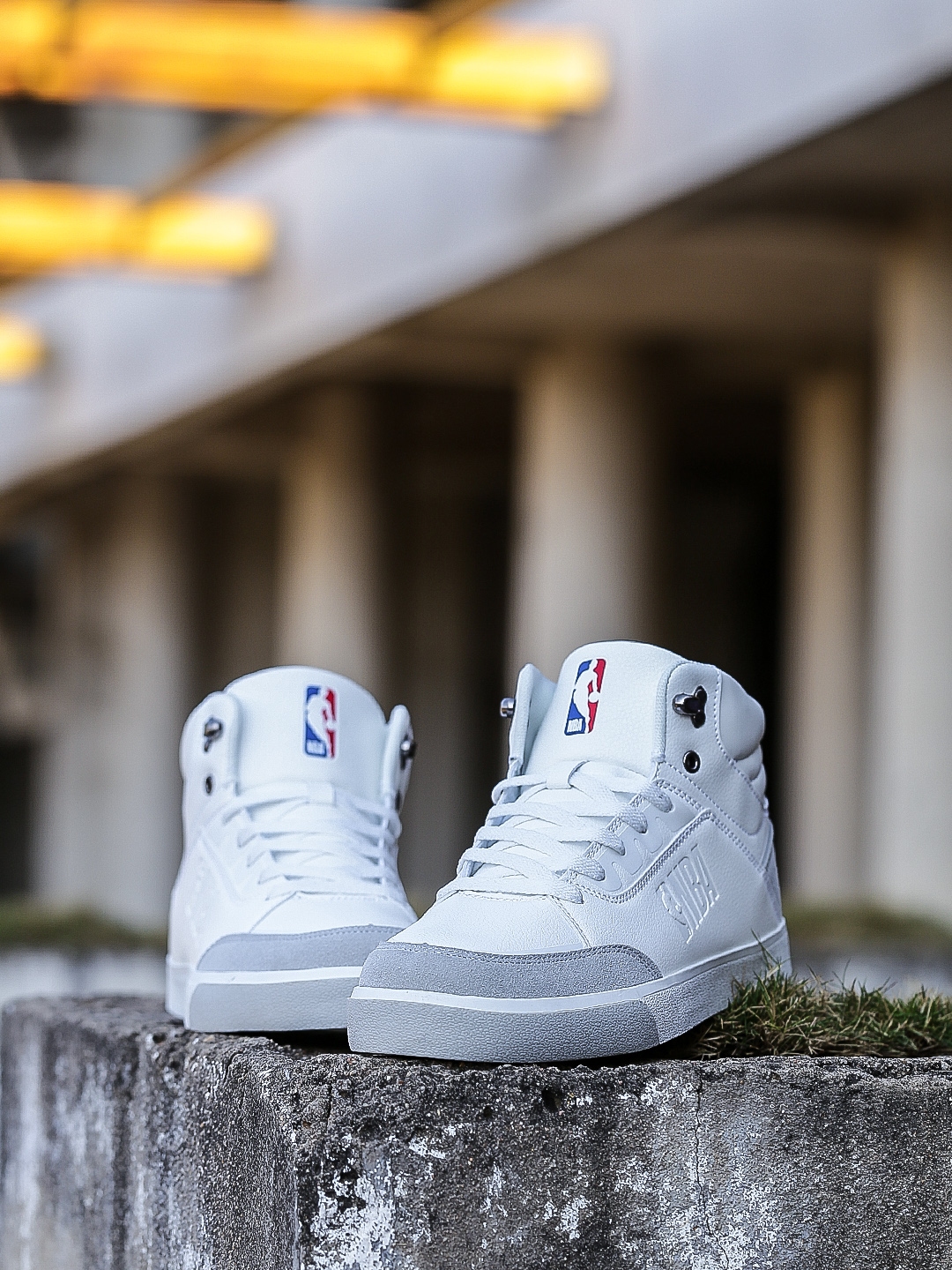 White shop nba shoes