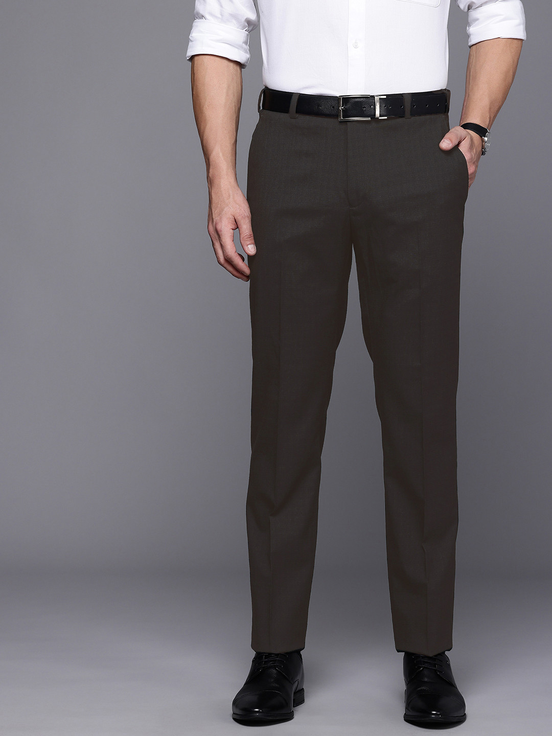Raymond Men Slim Fit Formal Trousers