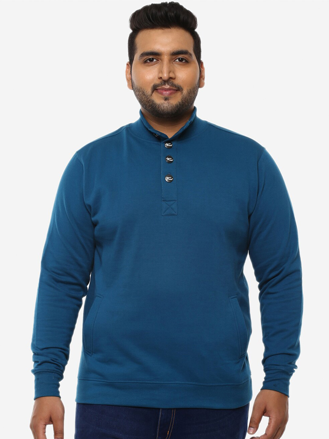 John Pride Mock Collar Pullover