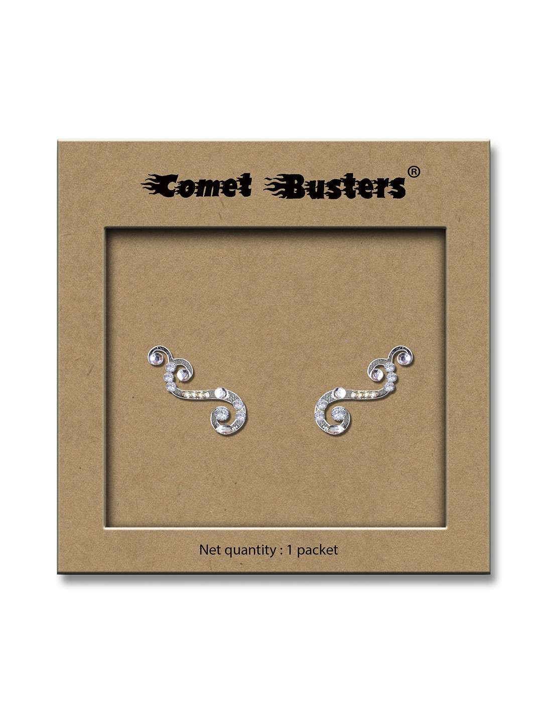 Comet Busters 2 Pc Face Gems Rave Eyes Decoration Self Adhesive Eye Bindis
