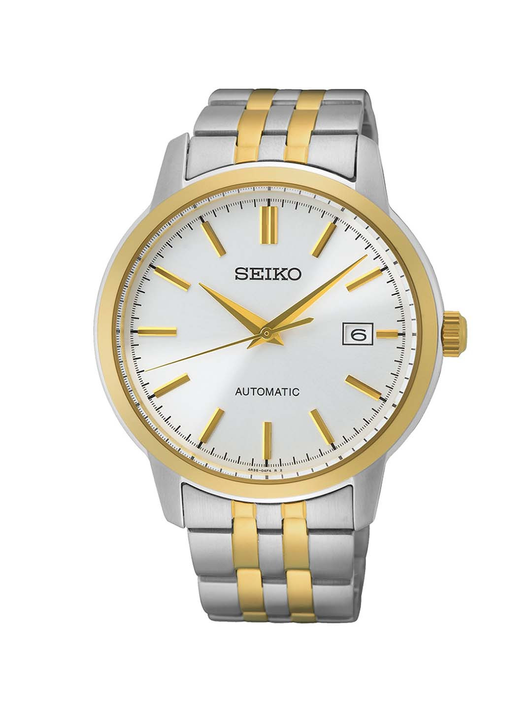 SEIKO Men Stainless Steel Bracelet Style Straps Analogue Powered Watch